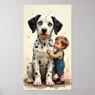 Poster Dalmatian Cutie