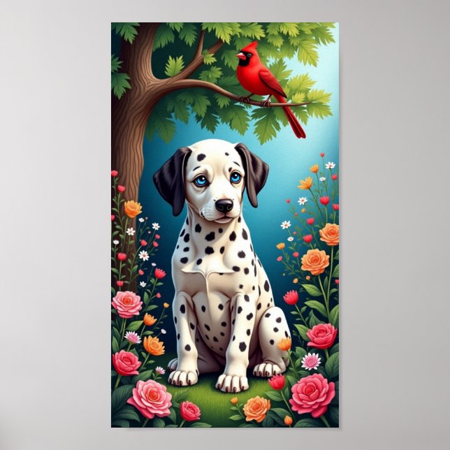 Poster Dalmatian Cutie (Frente)