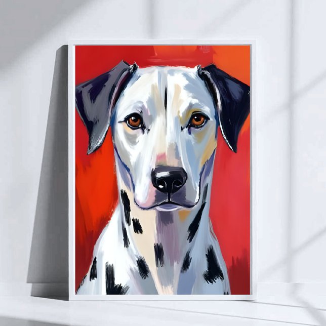 Poster Dalmatian Painting Dog Pet Watercolor Art (Criador carregado)