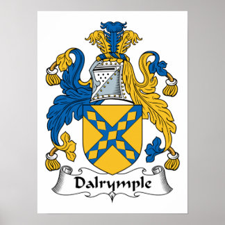 Poster Dalrymple Family Crest