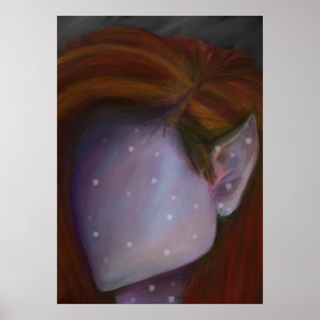 Poster Dama Cardo Lunar (Frente)