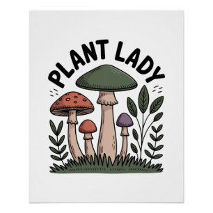 Pôster Dama das Plantas