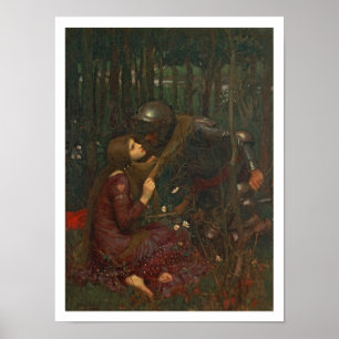 Pôster Dama Sem Merci do Belle do La, 1893 (óleo em