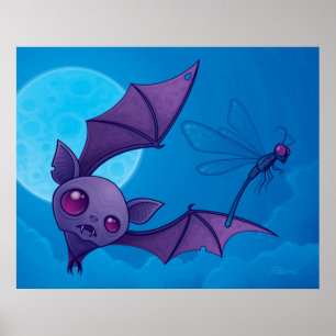 Poster Damselfly Em Perigo