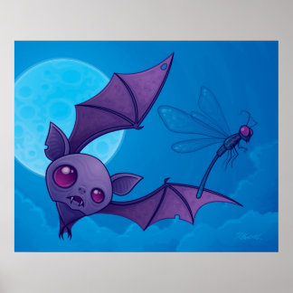 Poster Damselfly Em Perigo