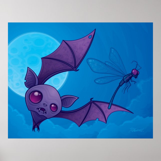 Poster Damselfly Em Perigo (Frente)