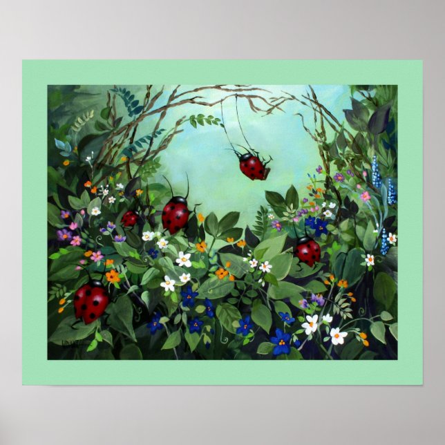 Pôster Damybugs Em Planta (Frente)