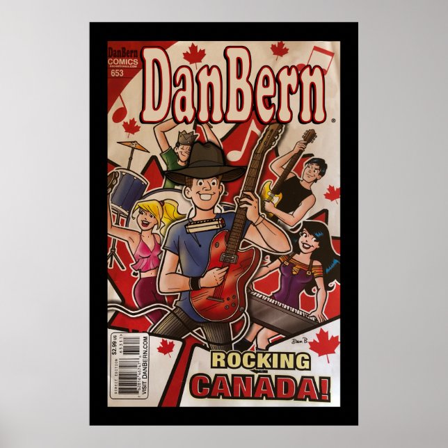 Poster Dan Bern Rockin Canada! (Frente)