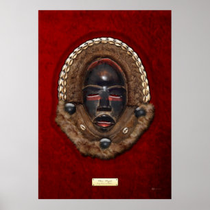 Poster Dan People Dean Gle Mask on Red Velvet