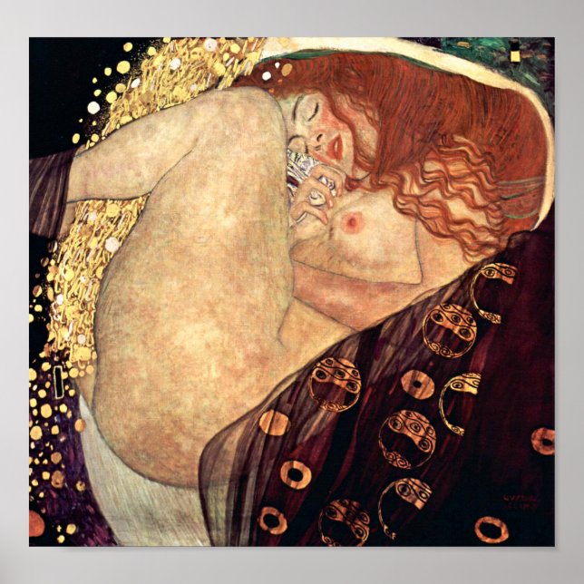 Poster Danae | Gustav Klimt | (Frente)