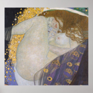 Poster Danae por Gustav Klimt