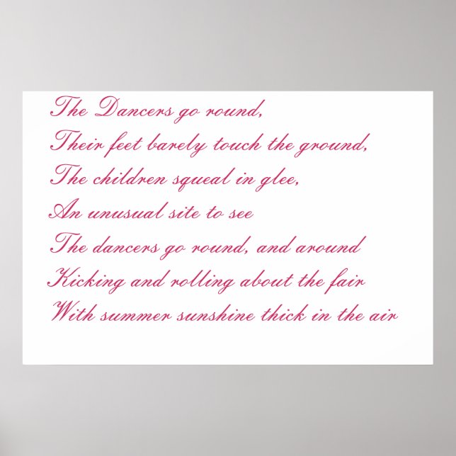 Poster dança (Frente)