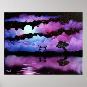 Poster Dança À Lua