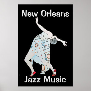 Poster Dança ao jazz Nova Orleães 2018
