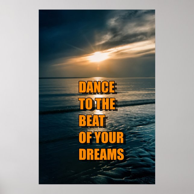 Poster Dança ao ritmo dos seus sonhos (Frente)