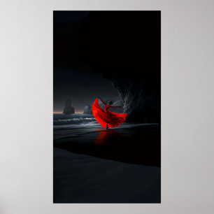 Poster Dança Carmesim: Solidão na Costa Escura