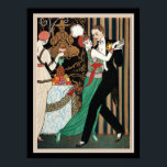 Pôster "Dança Casal" George Barbier Art Deco 12 x 16<br><div class="desc">Colorido,  George Barbier,  Art Deco,  Impressão "Dança Casal"</div>