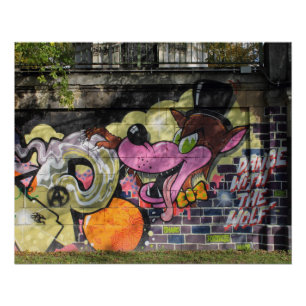 Pôster Dança com os grafites do lobo