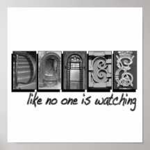 Dança Como Ninguém Está Assistindo, Letra PIcture