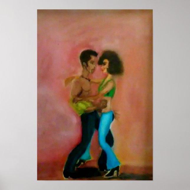 Poster Dança criada pelo artista Roger Bates (Frente)