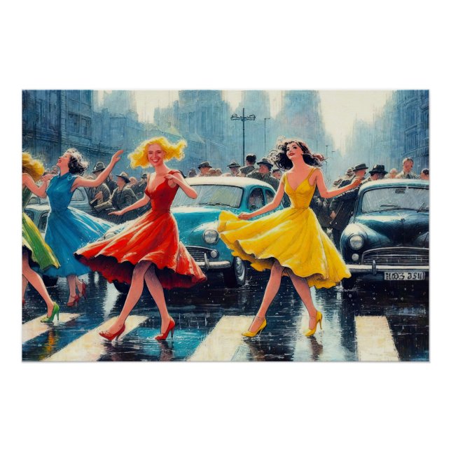 Pôster Dança Crosswalk (Frente)