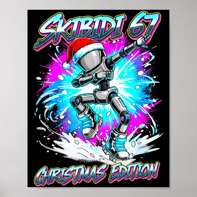 Poster Dança da Edição de Natal Skibidi 67  (Frente)