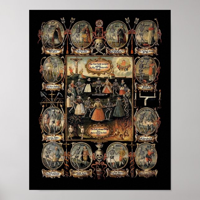 Poster Dança da Morte (Frente)