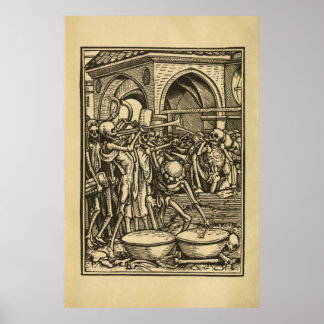 Poster Dança da Morte | Ossos de Todos os Homens | 24x36