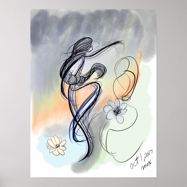 Pôster Dança da Noite (Frente)