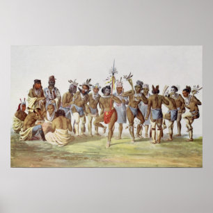 Pôster Dança de guerra do Sauks e das raposas