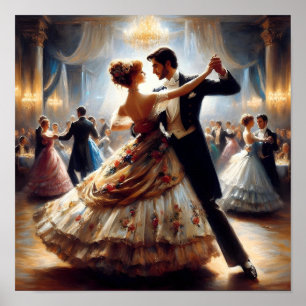 Poster Dança de salão Dançarino Dança em toda a sala
