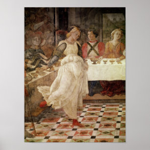 Pôster Dança de Salome no banquete de Herod