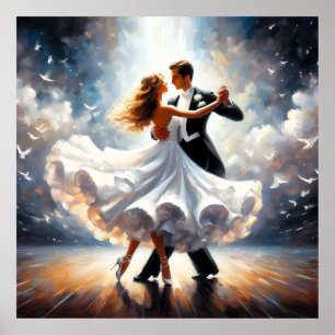 Poster Dança de Swing Dança de Salão Dançarino Dança