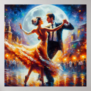 Poster Dança de Swing Dança de Salão Dançarino Dança