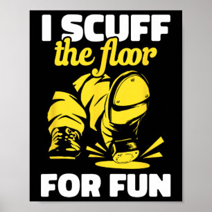 Poster Dança De Tocar No Chão Para Dançarino De Tap Diver