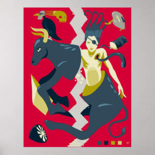 Poster Dança de vaca