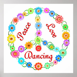 Pôster Dança do amor da paz