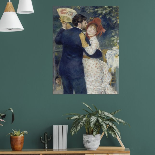 Poster Dança do País - Pintura Impressionista Renoir (Sala de Estar 1)