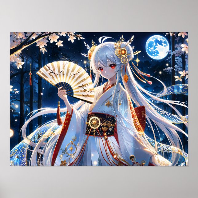 Poster Dança do ventilador à luz do sol (Frente)