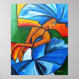 Pôster Dança em azul 2008