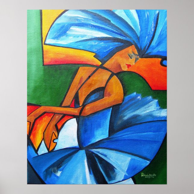 Pôster Dança em azul 2008 (Frente)