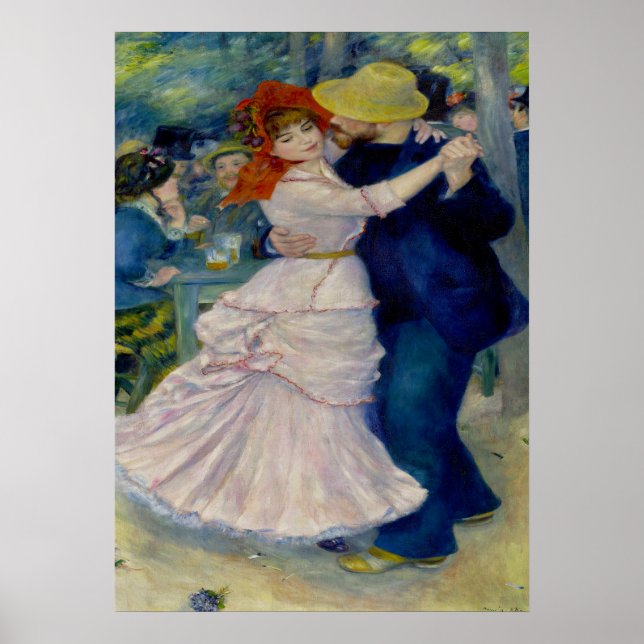 Poster Dança em boudoal - Pierre Auguste Renoir (Frente)
