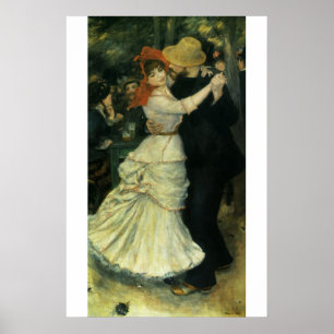 Pôster Dança em Boudonal por Pierre Renoir, Vintage Art