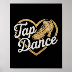 Poster Dança Engraçada Para Dançarino De Torneiras Jm Bla