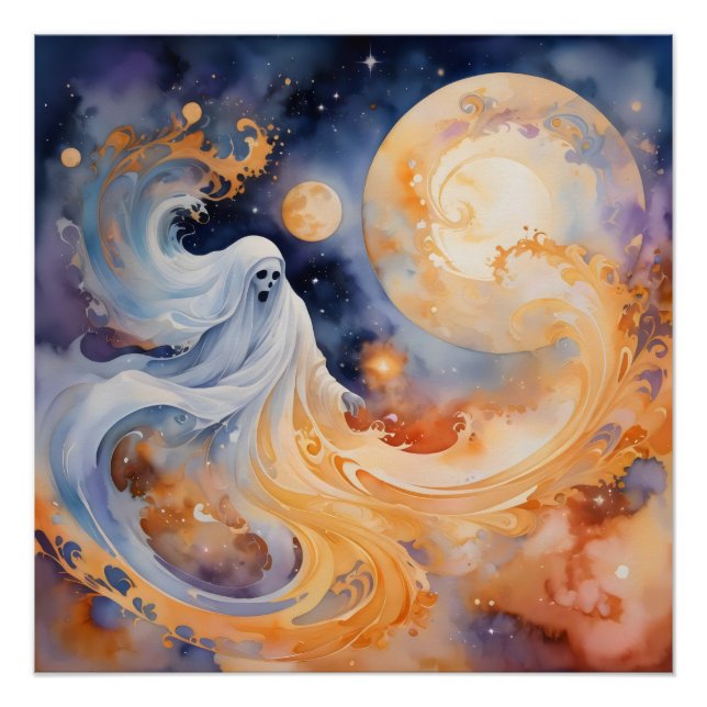 Pôster Dança Fantasma Celestial (Frente)