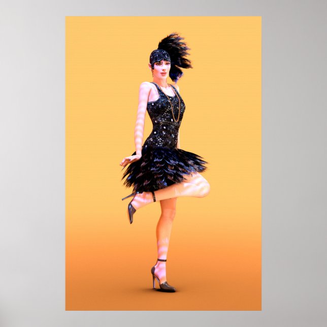 Pôster Dança Flapper (Frente)
