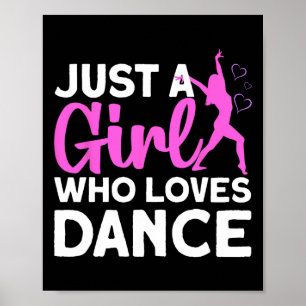 Poster Dança legal Para Meninas Mulheres Dançarinas Hip H