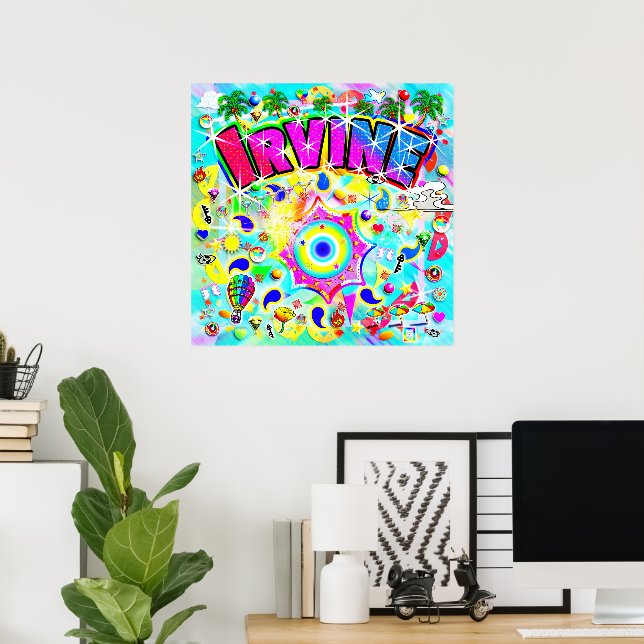 Poster Dança Mística de Irvine  (Escritório em casa)