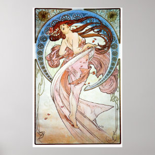 Pôster Dança, Mucha