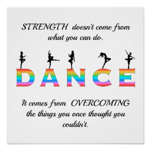 Pôster Dança, multicolorido